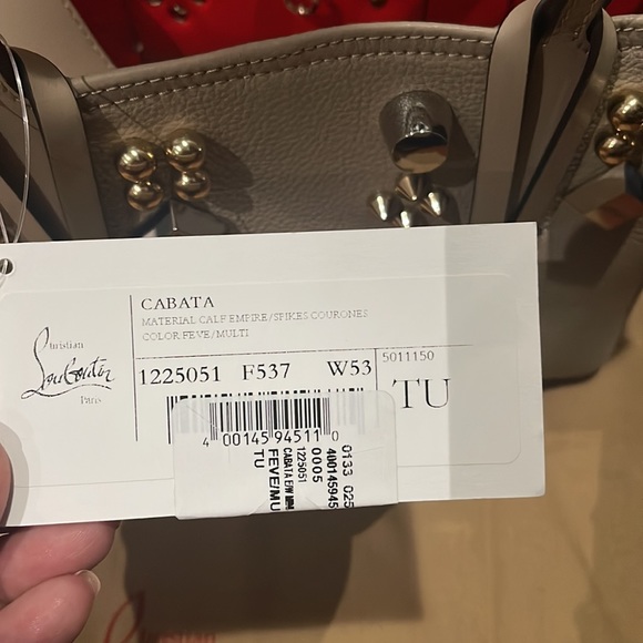 NWT louboutin Cabata Purse ❤️ - Picture 2 of 6